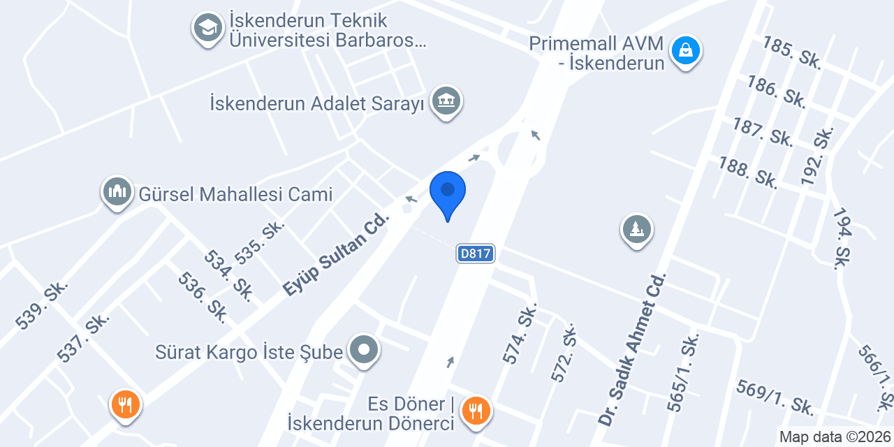 Derin Hukuk Ve Arabuluculuk bürosu konumu