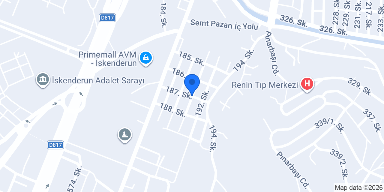 Şok Market konumu