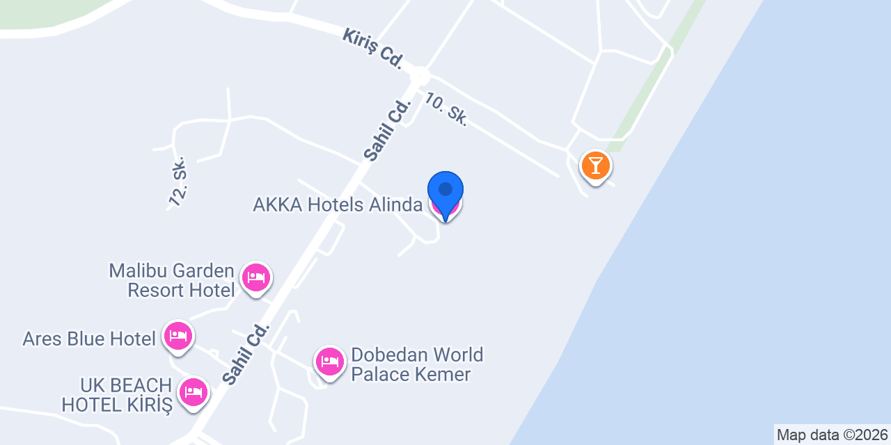 AKKA Hotels Alinda konumu