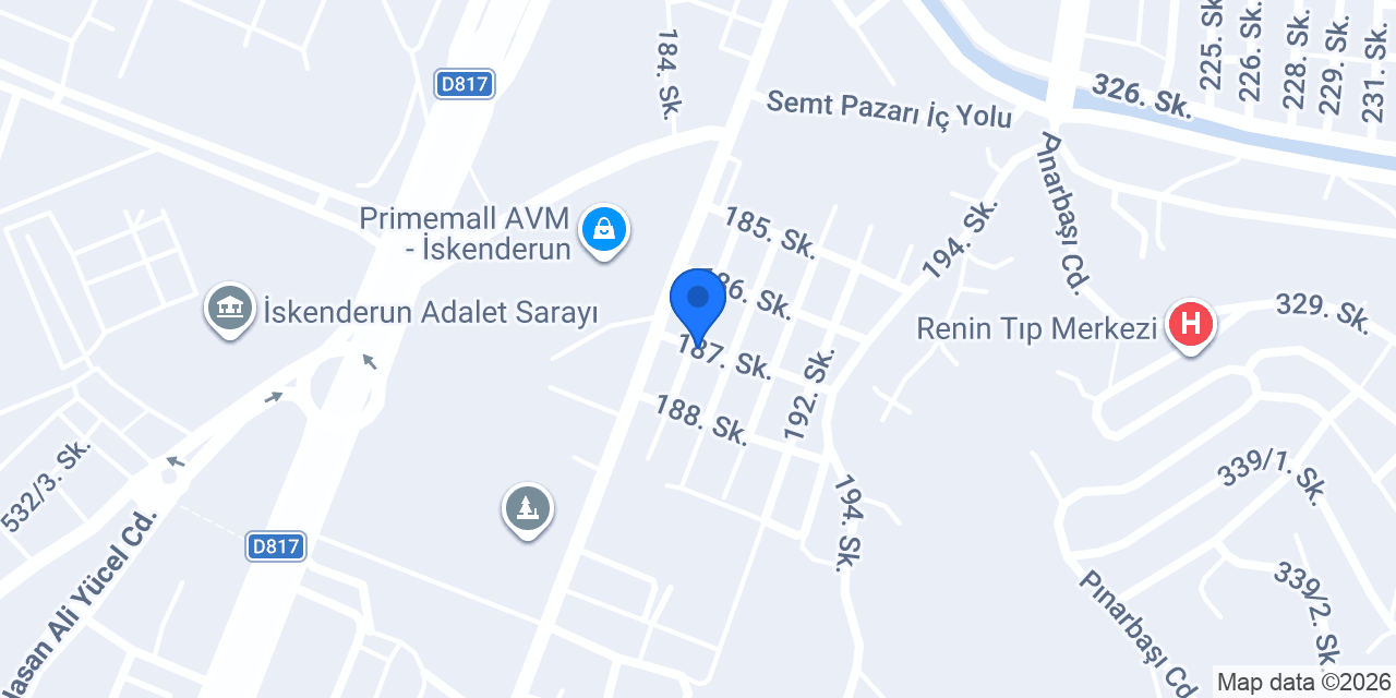 Akbay Hukuk Bürosu konumu