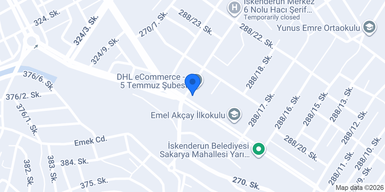 Köşem büfe konumu