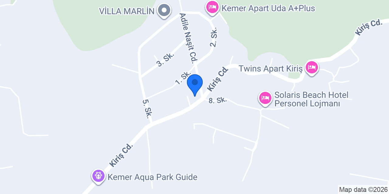 Arda Apart Hotel konumu