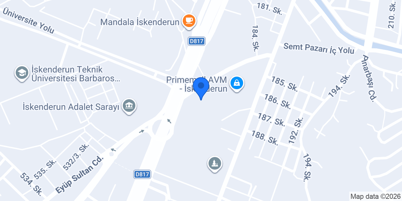 Zen Pırlanta İskenderun Primemall konumu