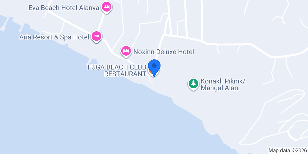 FUGA BEACH CLUB RESTAURANT konumu