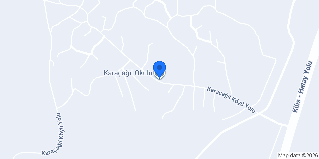 Karaçağıl Okulu konumu