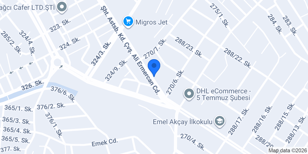 Kuaför Yılmaz konumu