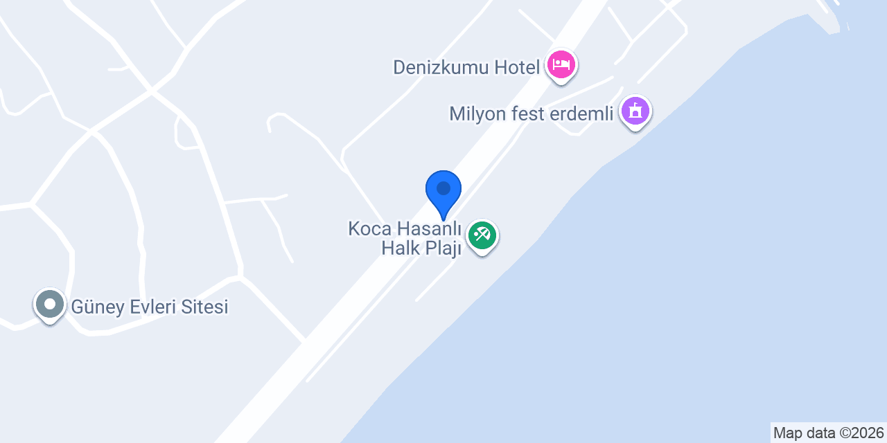 Erdemli Belediyesi Su Plajı konumu