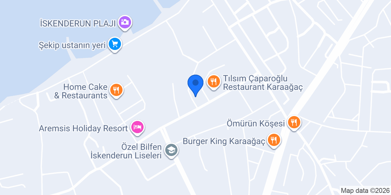 Çilek Kreş Gündüz Bakım Evi - İskenderun / HATAY konumu