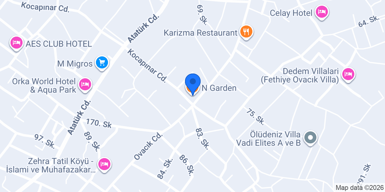N Garden konumu