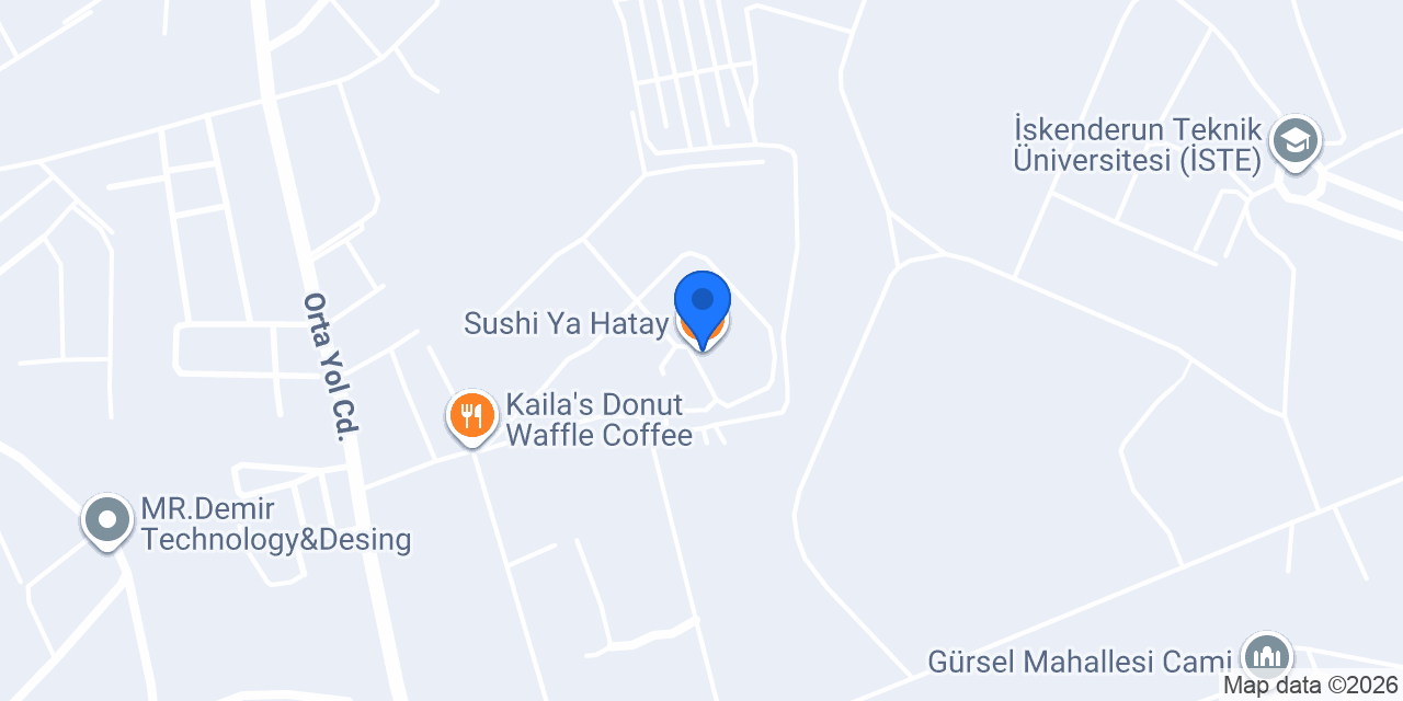 Sushi Ya Hatay konumu