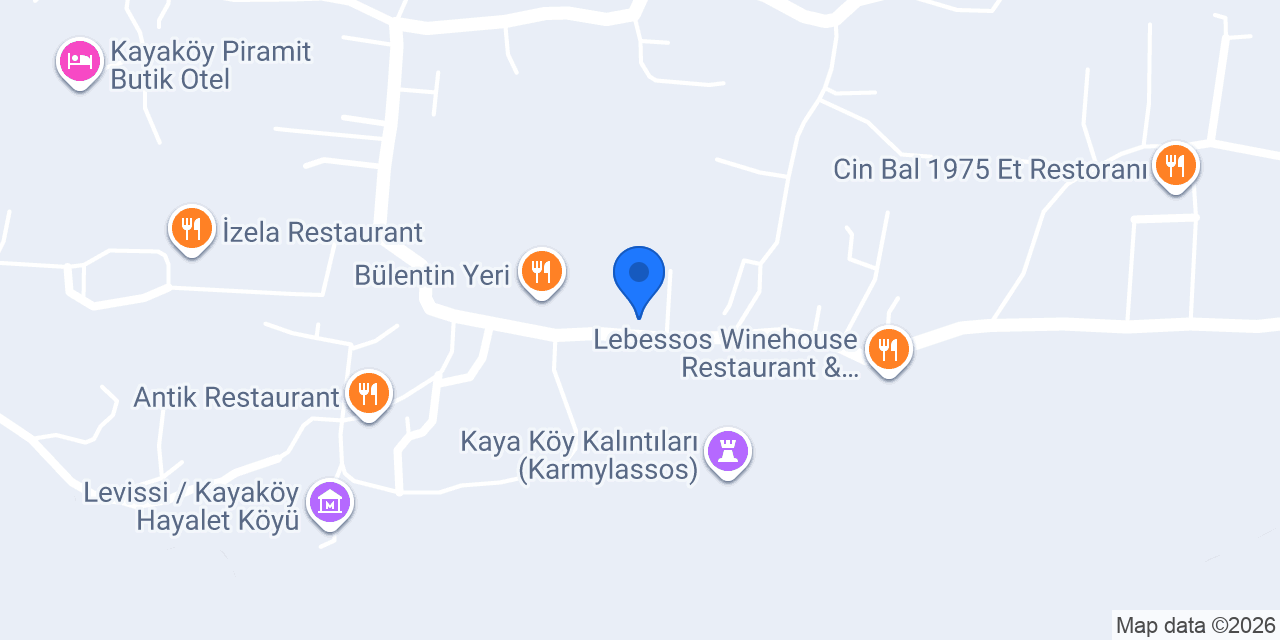 Kaya Köy Sofrası konumu