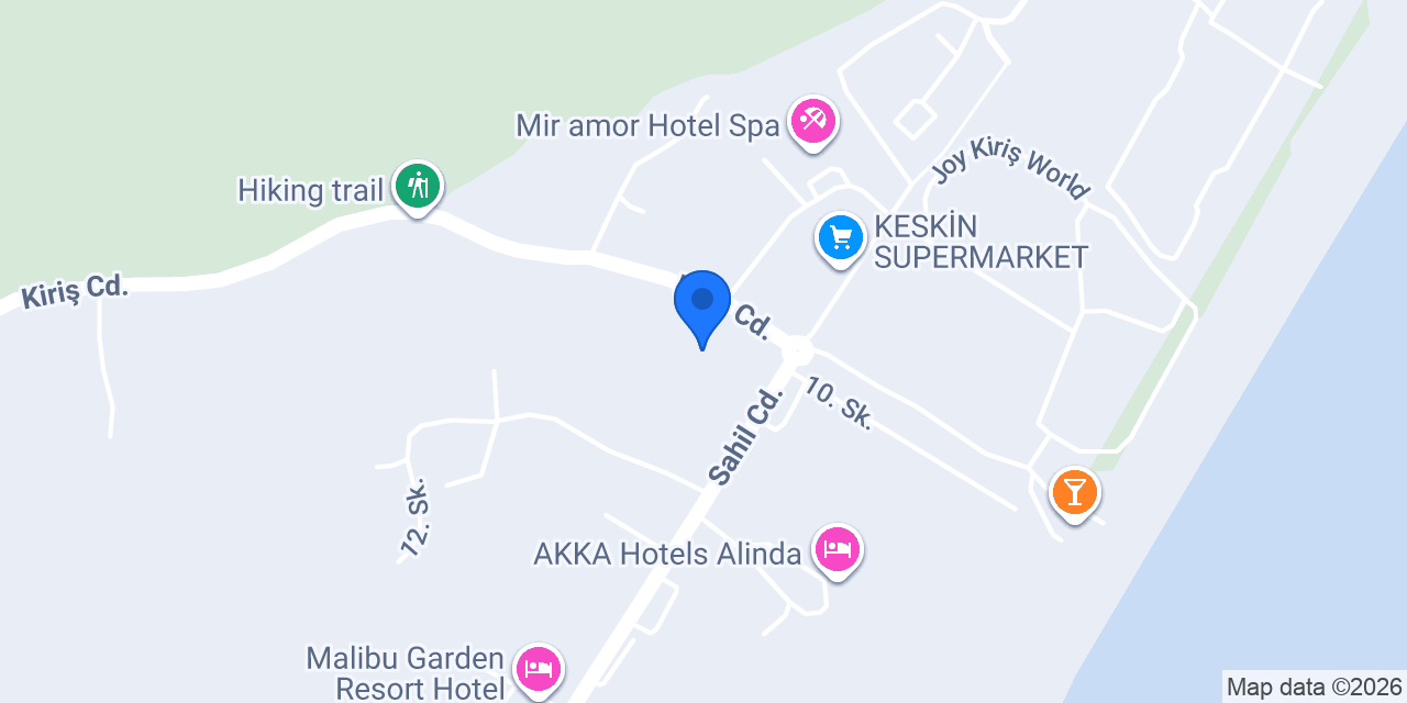 Zeyda Hotel Kemer konumu