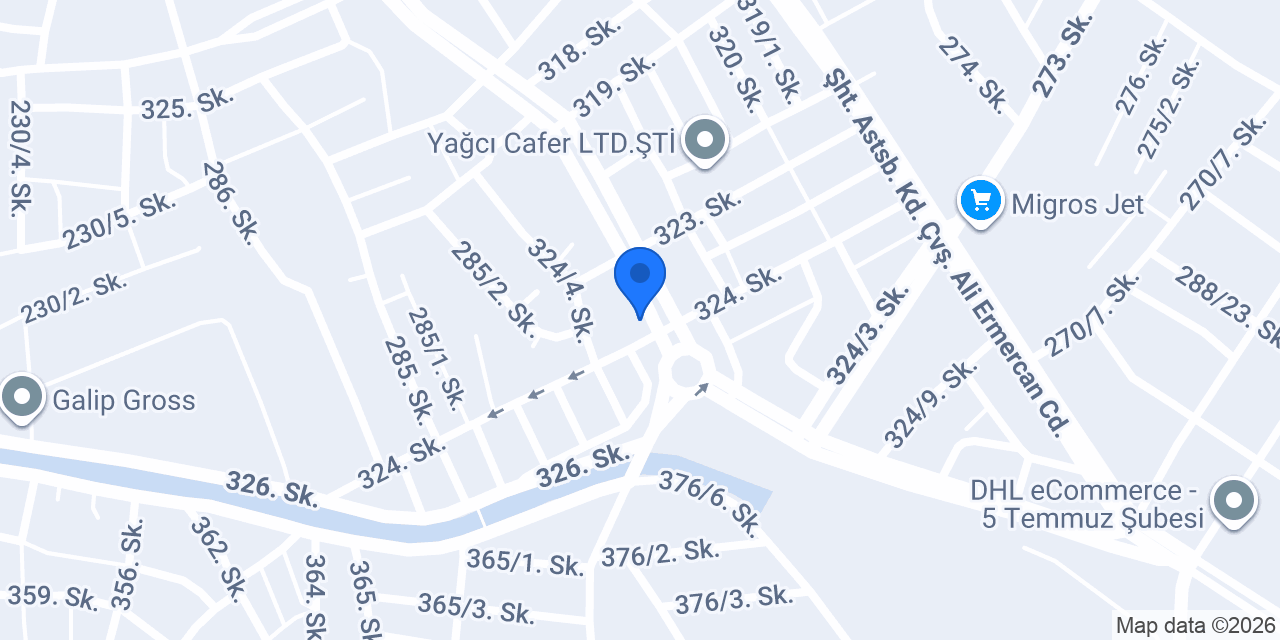 Klas Oto Yıkama konumu