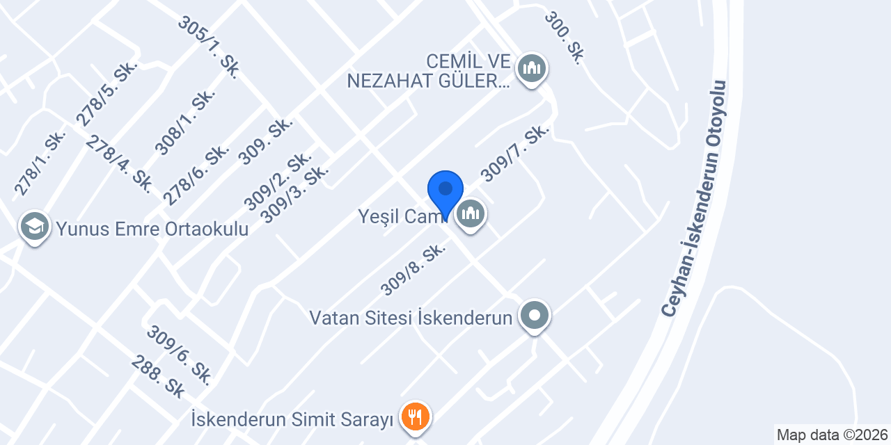 Nisa Ticaret İskenderun Mogaz Aygaz konumu
