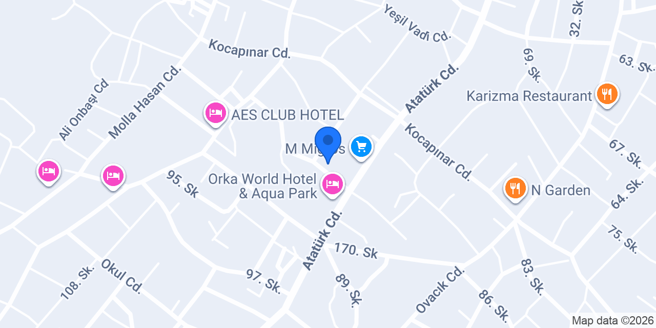 Lost Elsiyum Hotel konumu