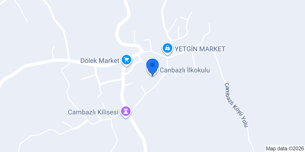 Canbazlı İlkokulu konumu