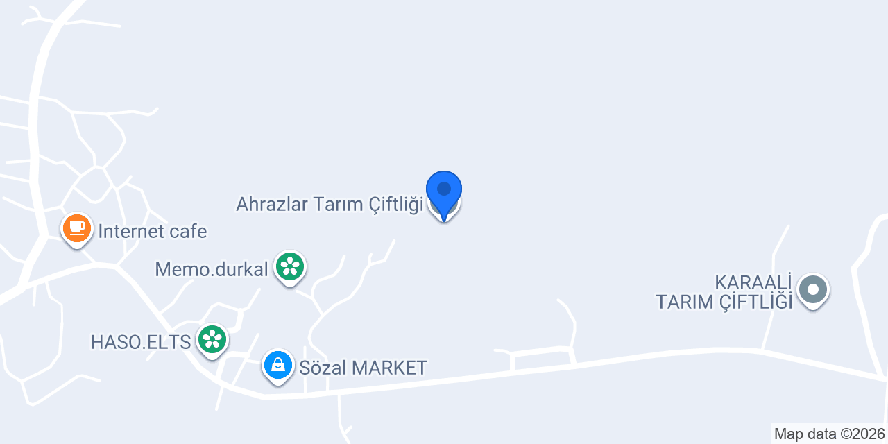 Ahrazlar Tarım Çiftliği konumu