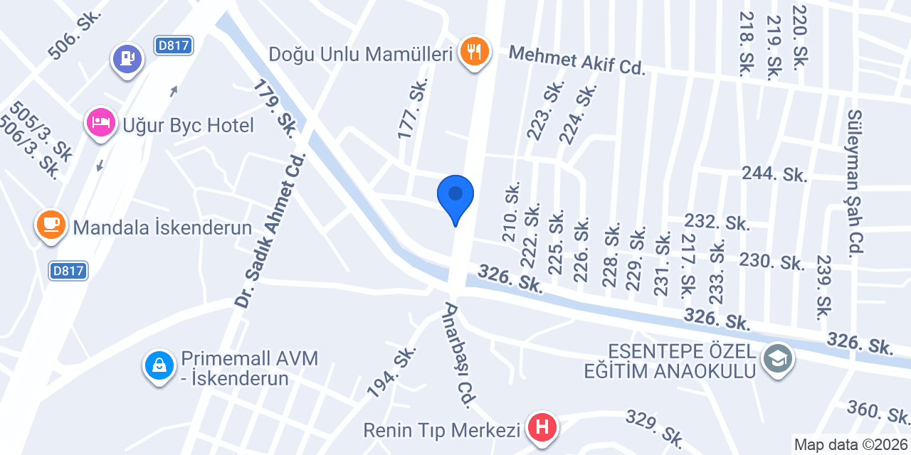 Beko Yetkili Servisi konumu