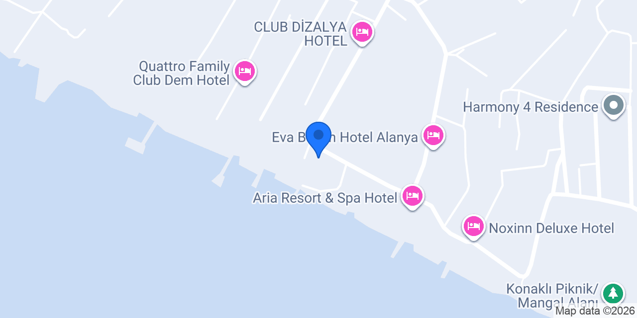 Hotel Anitas konumu