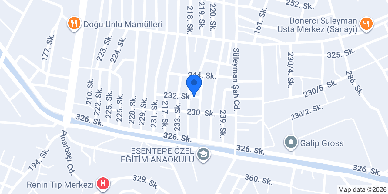 Hatay Su Arıtma konumu