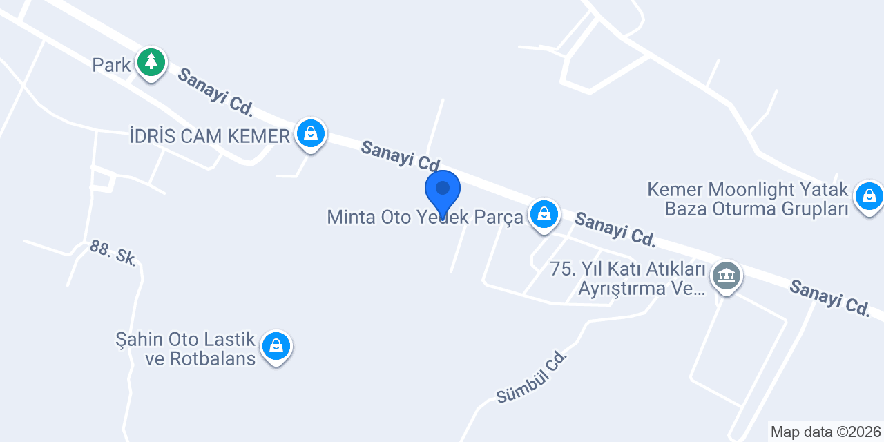 Kaşlı Oto Boya konumu