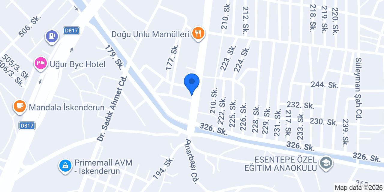 Özcan Servisçilik konumu