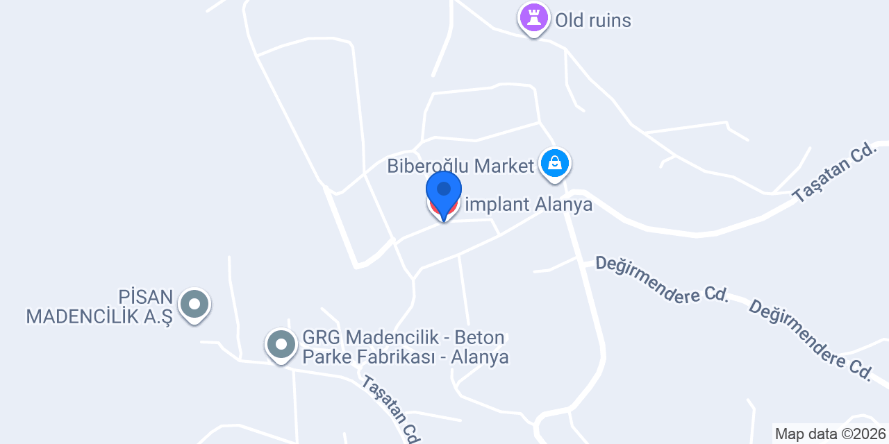 implant Alanya konumu