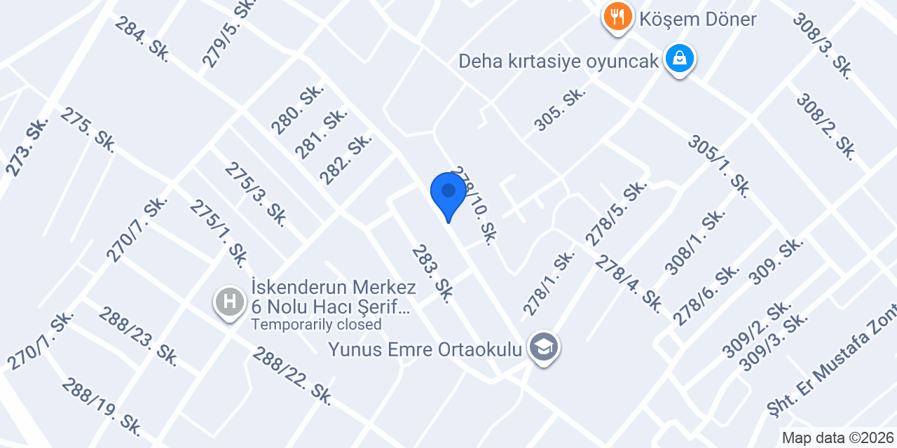 YABANABAT İNŞAAT konumu