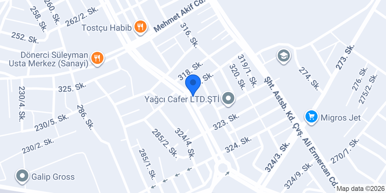 Yeni Özdemir Kardeşler Cam Ticaret konumu