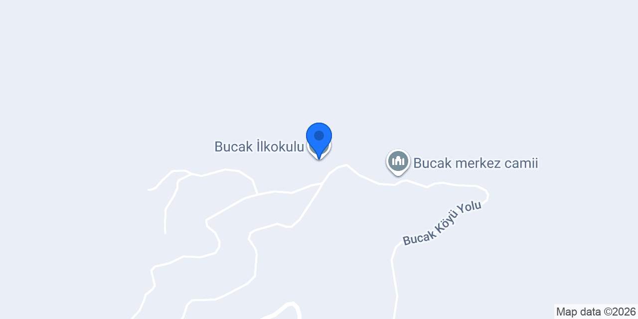 Bucak İlkokulu konumu