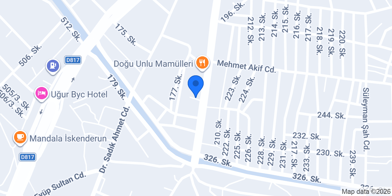İskenderun petshop konumu