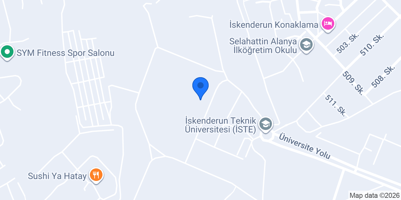GSB İSKENDERUN TEKNİK ÜNİVERSİTESİ GENÇ OFİS konumu
