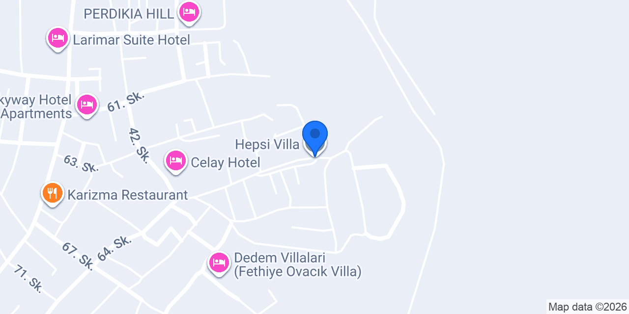 Hepsi Villa konumu