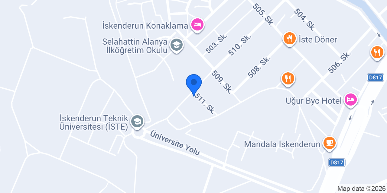 GRAND CLOVER SUİT OTEL konumu