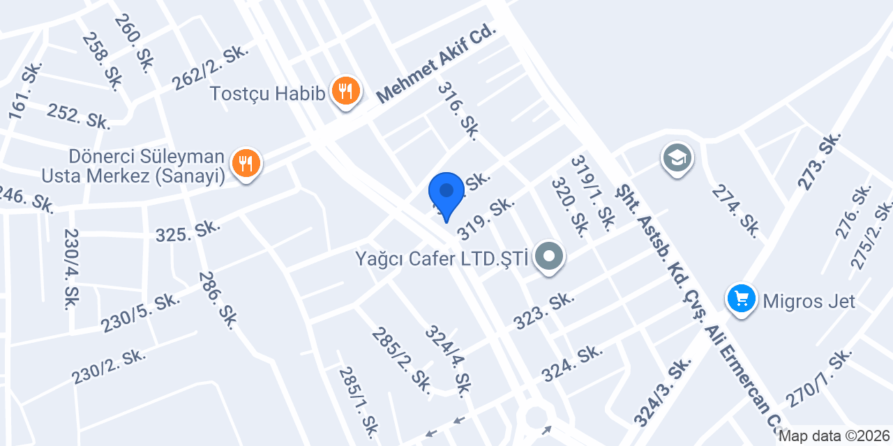 Keskin Yapı Market konumu