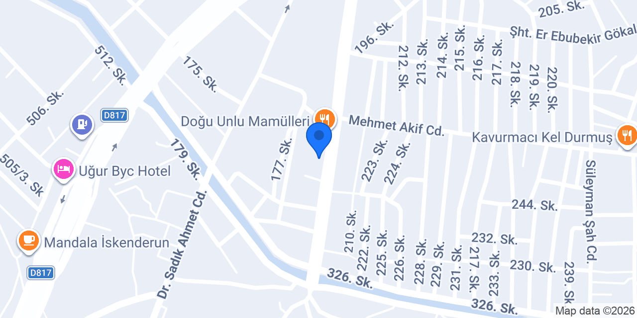 Athena İskenderun Masaj Salonu konumu