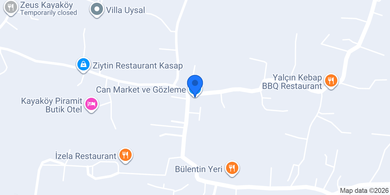 Can Market ve Gözleme konumu