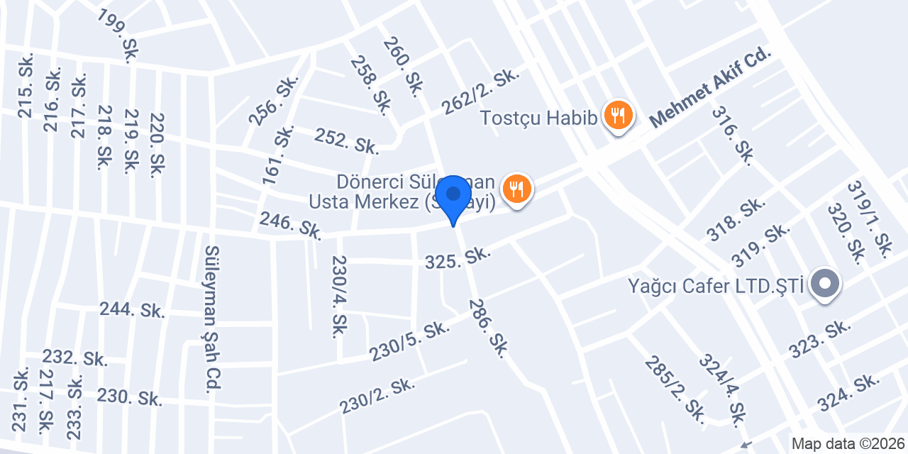 Güneş Reklam konumu