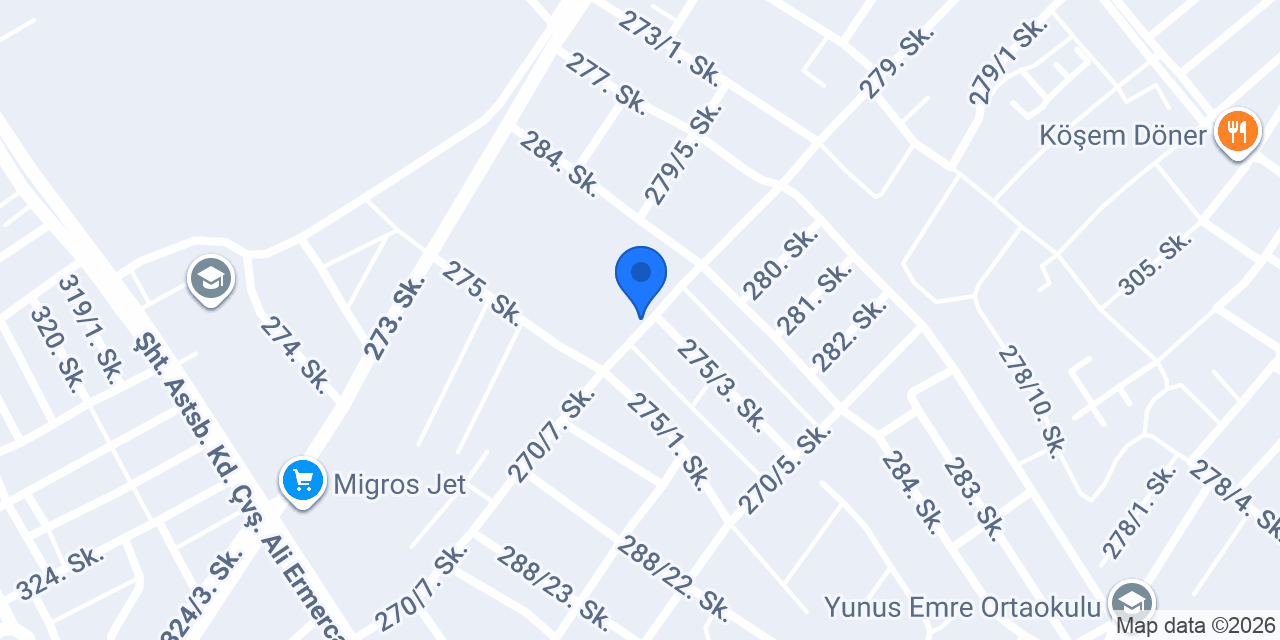 3E Kırtasiye İskenderun konumu