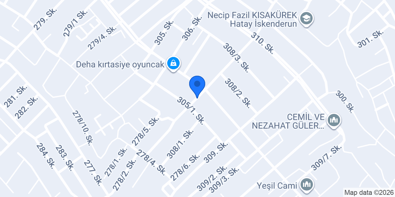 Crystal Spa & Wellness İskenderun Masaj Salonu konumu