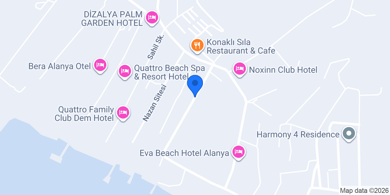 CLUB DİZALYA HOTEL konumu