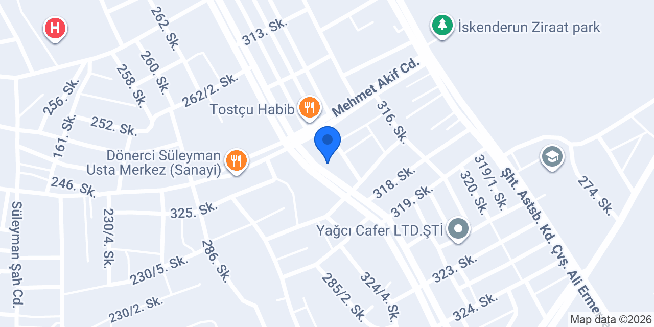 OCAKBAŞI KEBAPÇI BERKAY EROL USTA İSKENDERUN konumu
