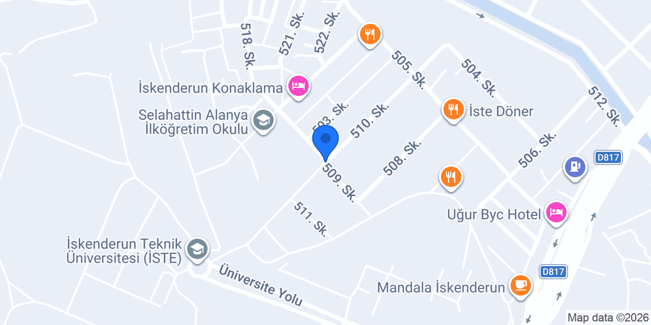 İskenderun taksi konumu