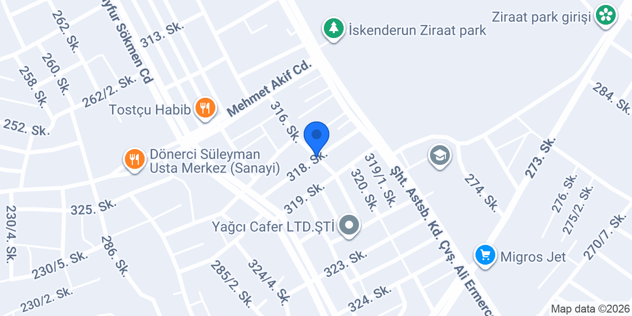 Garanti Elektrik Pano İmalat konumu