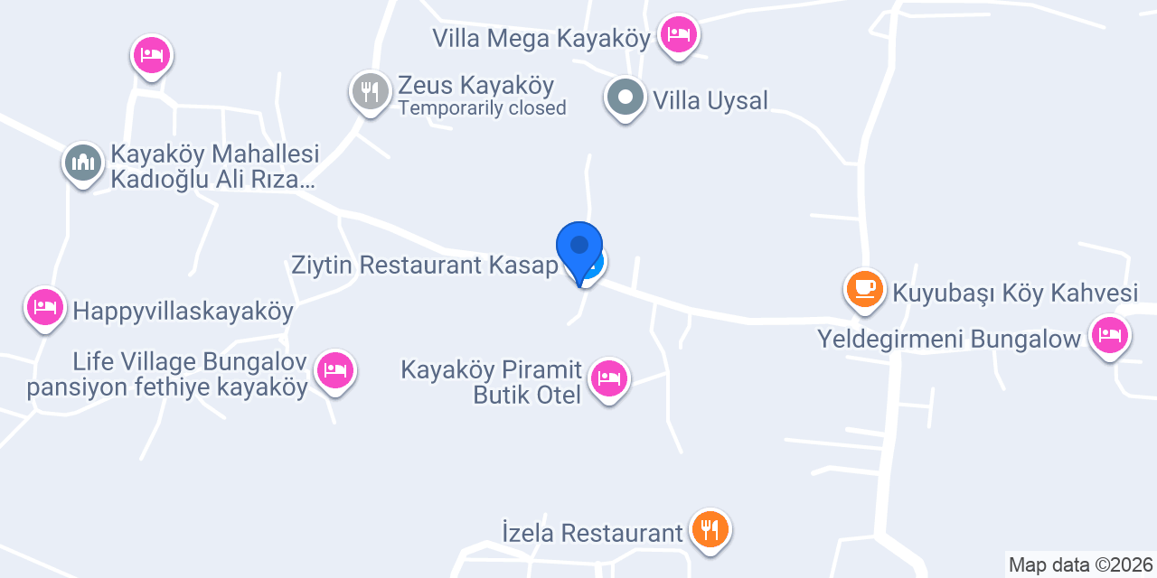 Ziytin Restaurant Kasap konumu