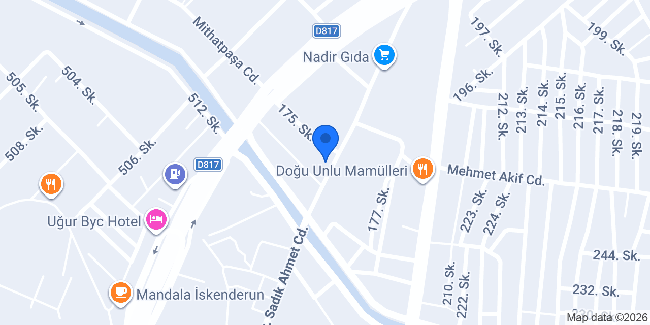 HANÇER GIDA PAZARI konumu