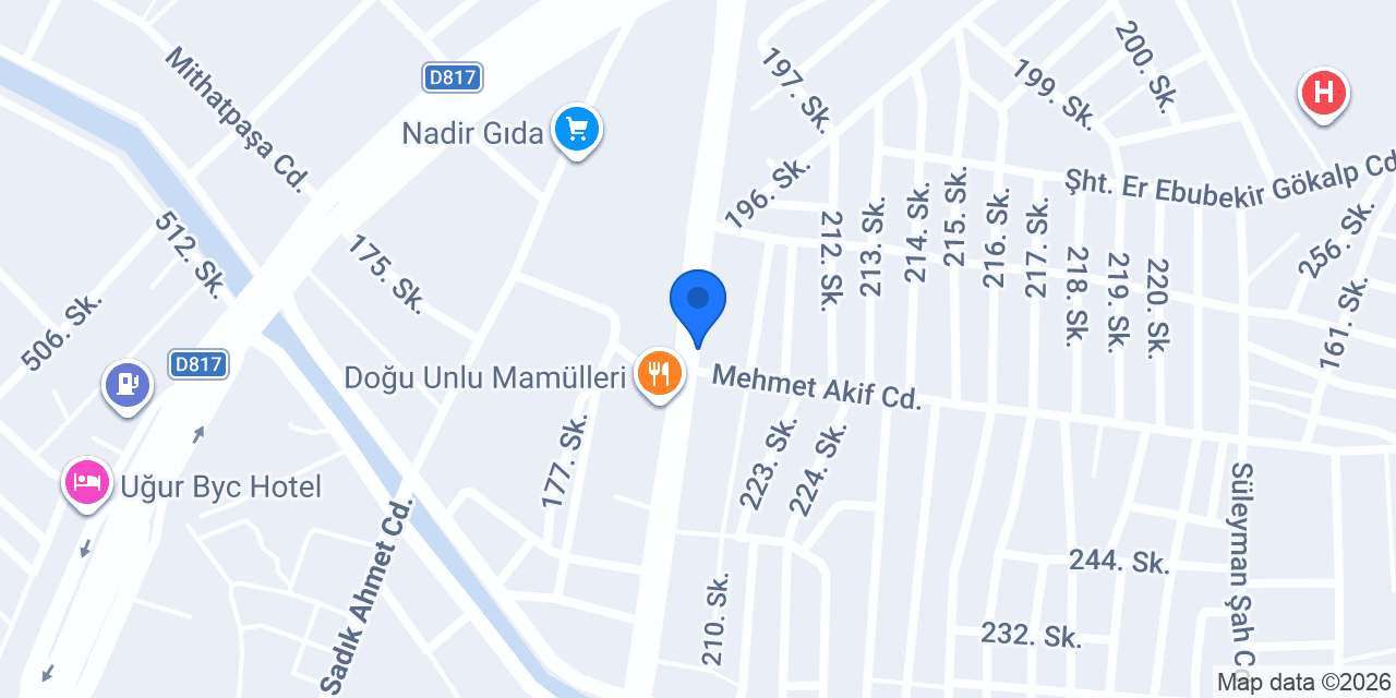 İskenderun Ekomini Market konumu