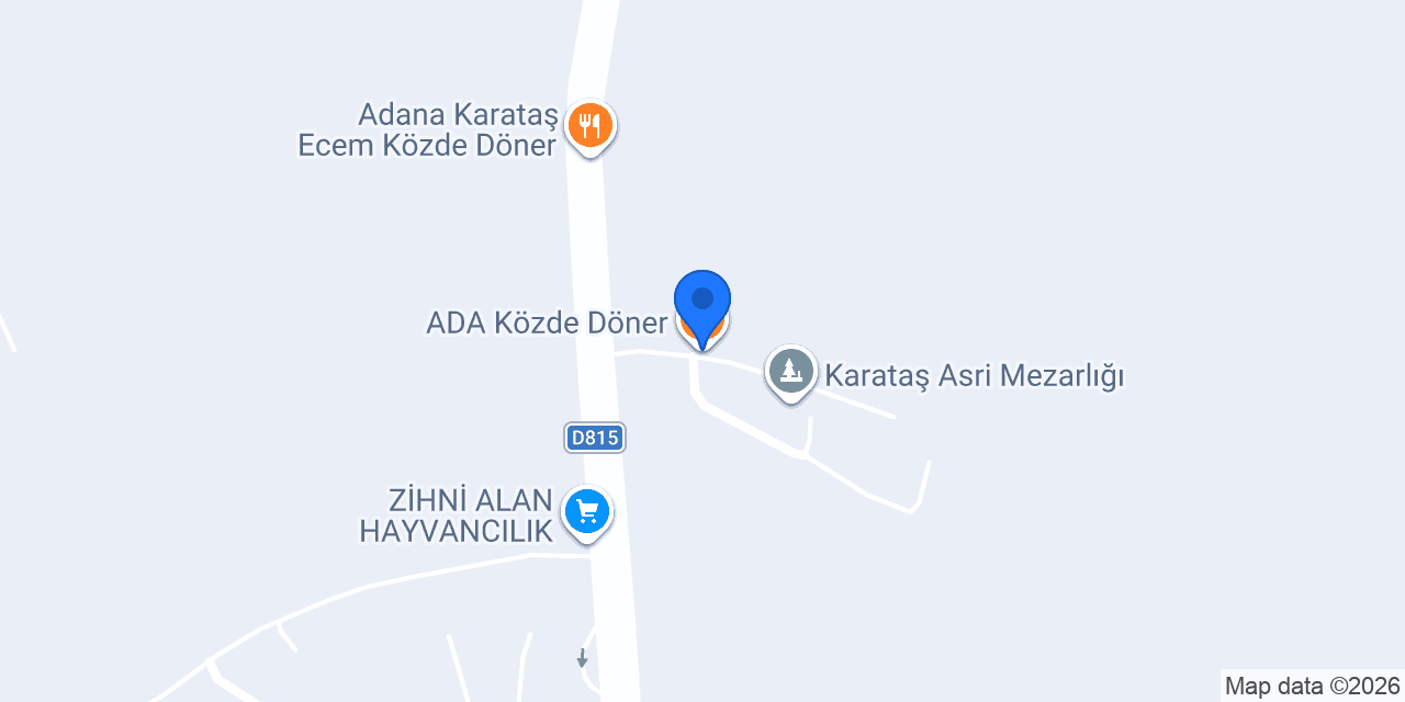 ADA Közde Döner konumu