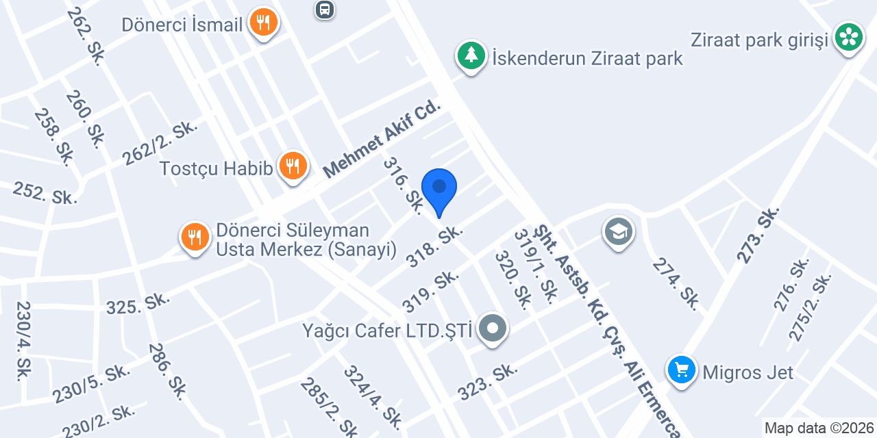 İz Reklam Ltd. Şti. konumu