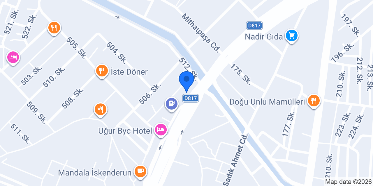 Domino's Pizza İskenderun Meydan konumu